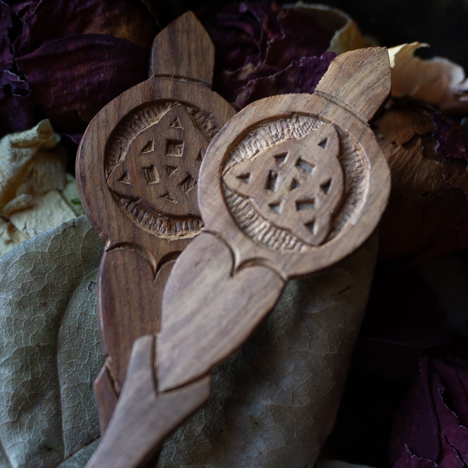 Triquetra Carved Altar Spoon