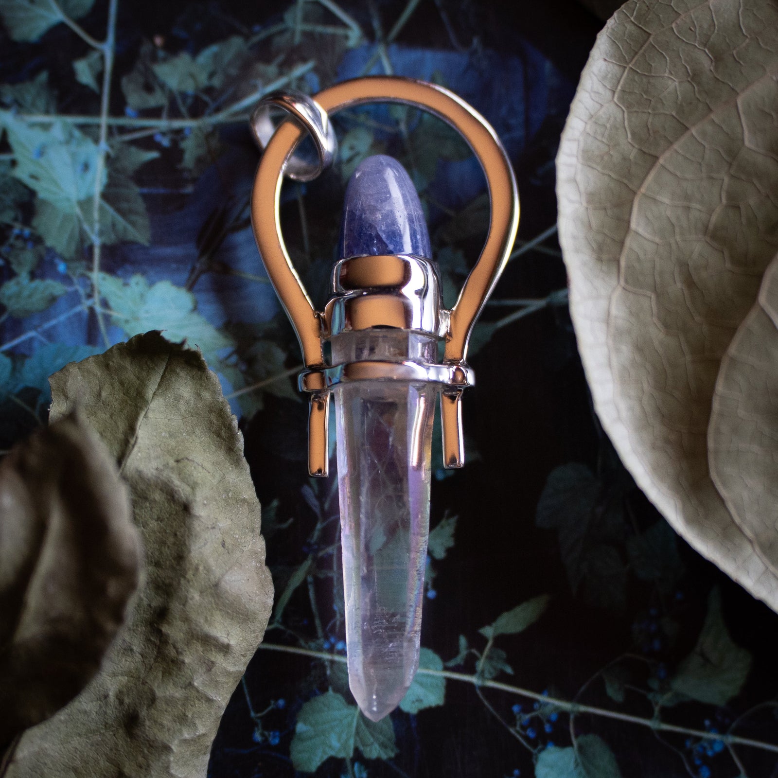 Tanzanite w/ Angel Aura Pendant