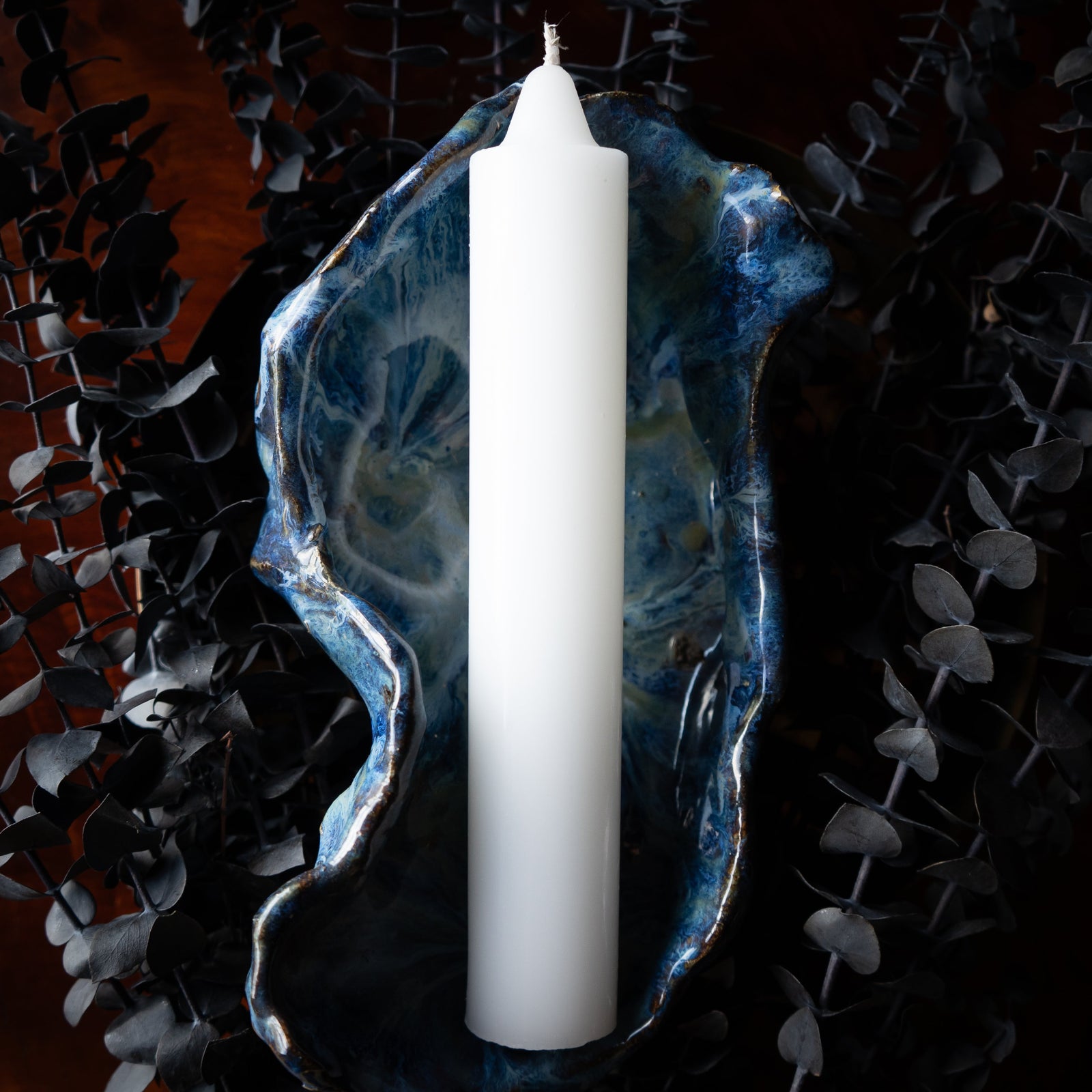 9" Jumbo Candle (White)