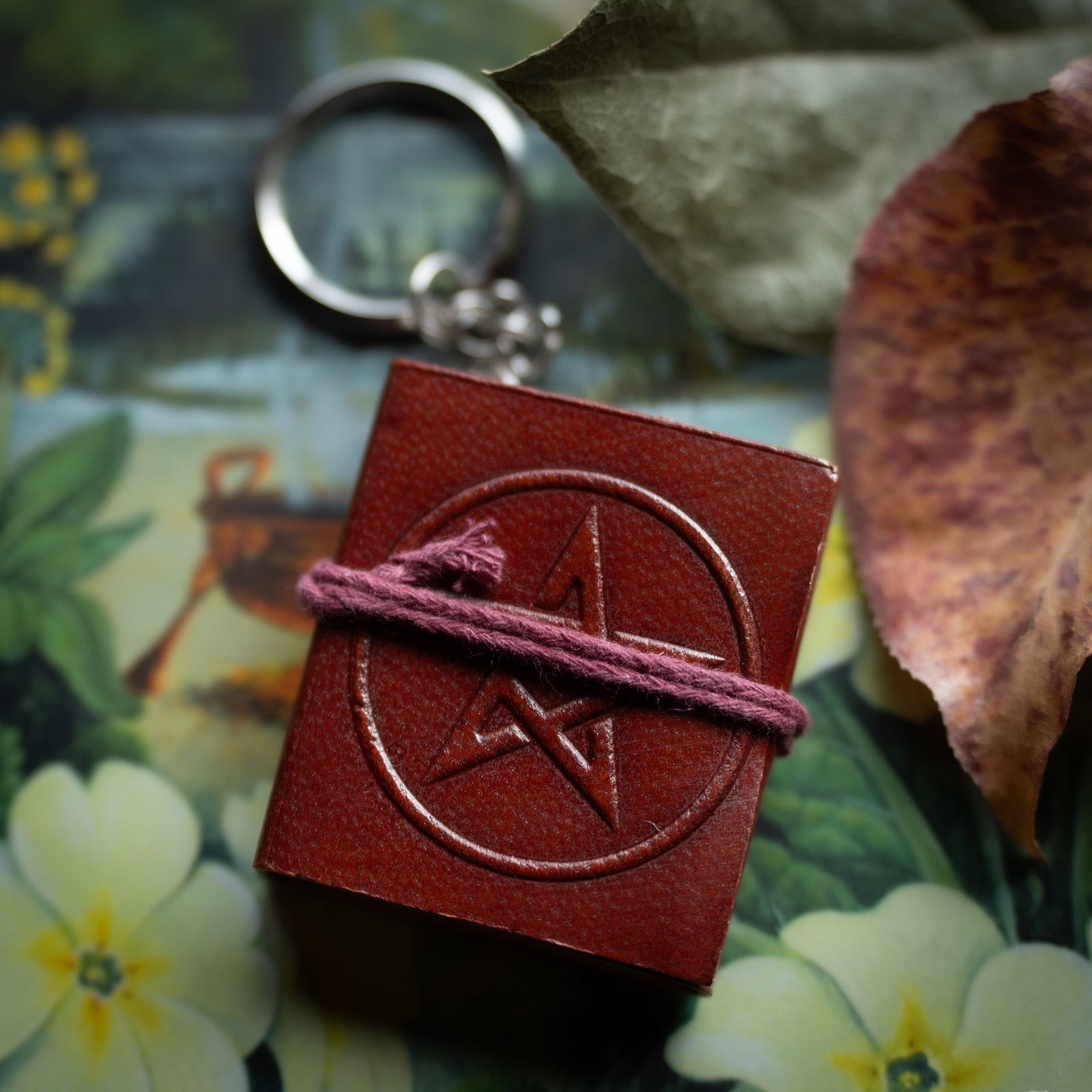 Pentagram Journal Key Chain