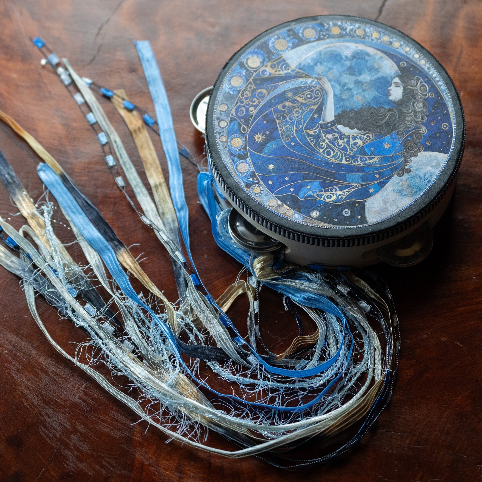 Moon Goddess Tambourine