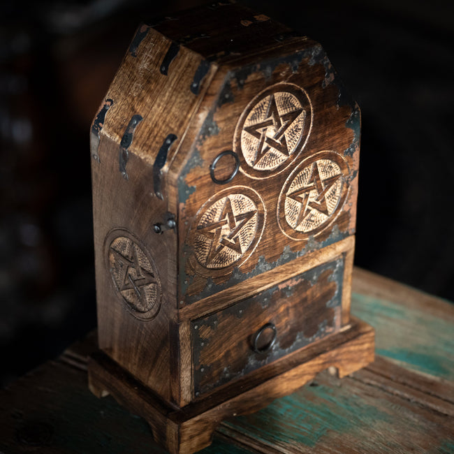 Pentagram Wooden Cupboard