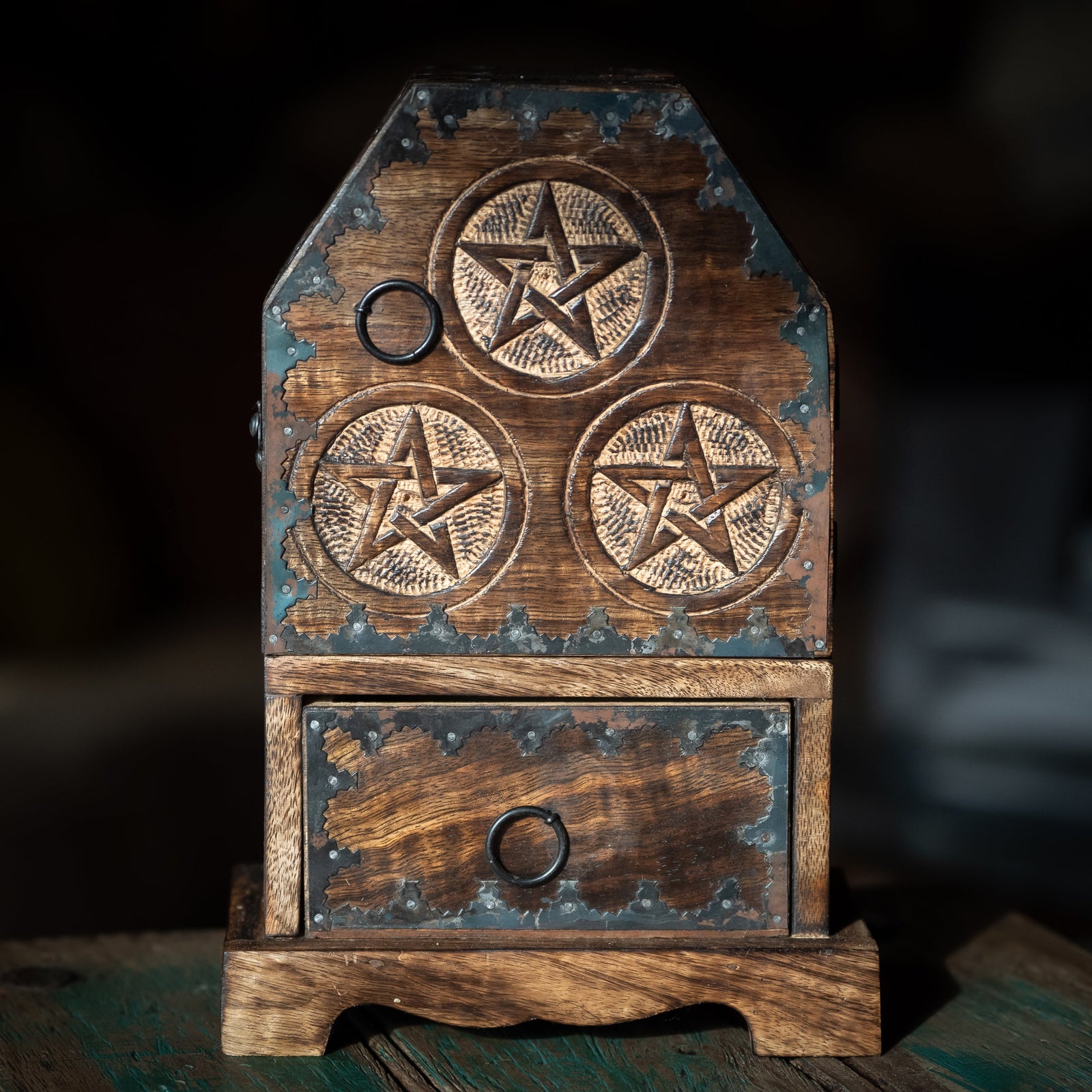 Pentagram Wooden Cupboard