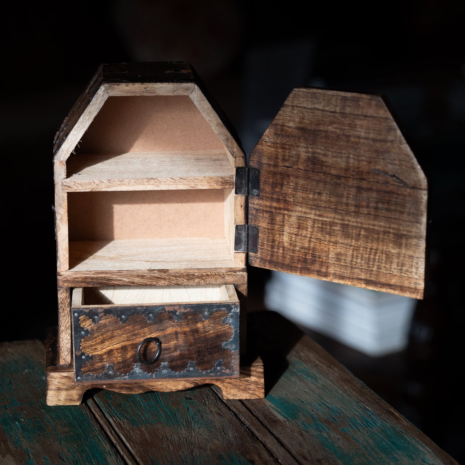 Pentagram Wooden Cupboard