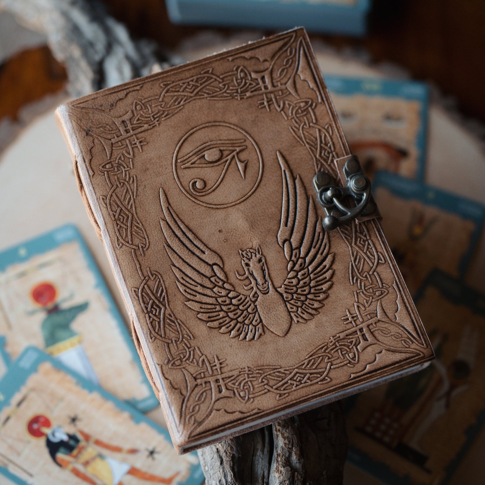 Eye of Horus Leather Journal