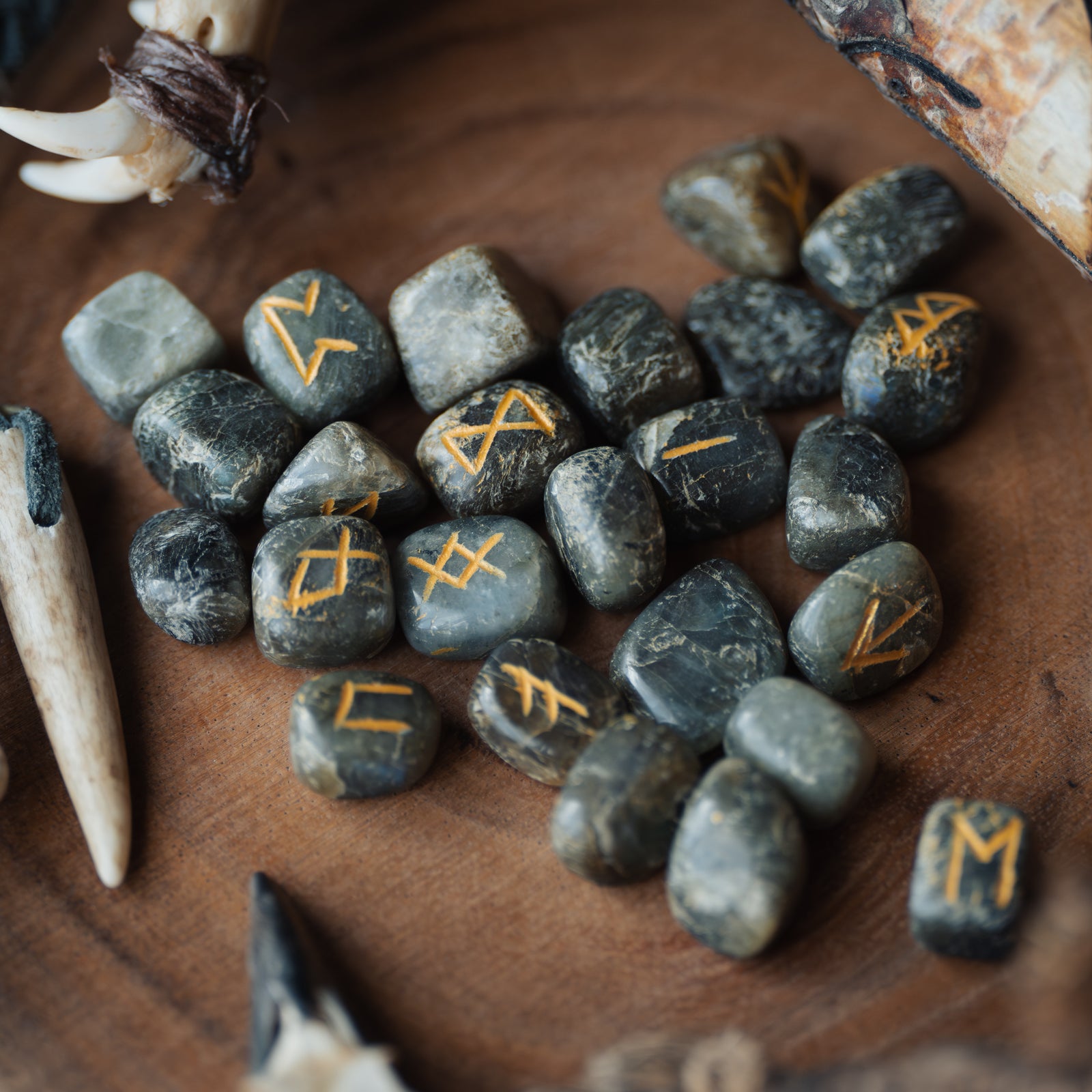 Labradorite Rune Set
