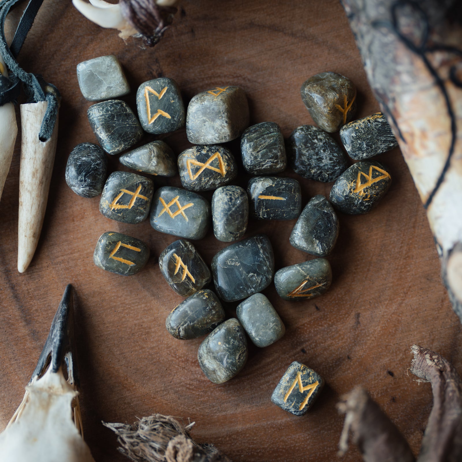 Labradorite Rune Set