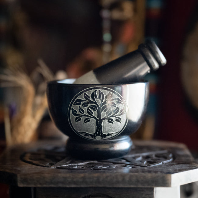 Tree of Life Mortar & Pestle