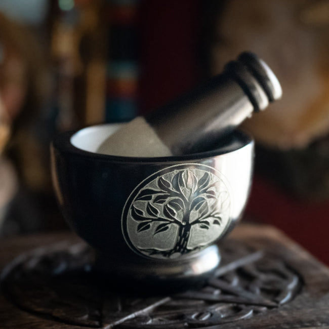 Tree of Life Mortar & Pestle