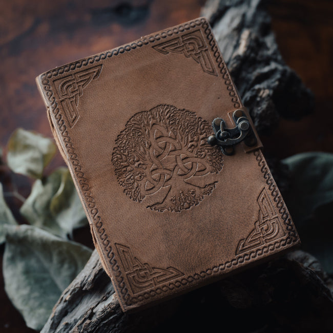 Triquetra Tree Leather Journal