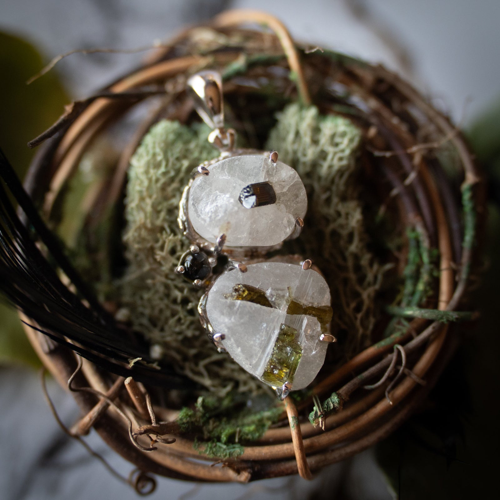 Double Staurolite Pendant