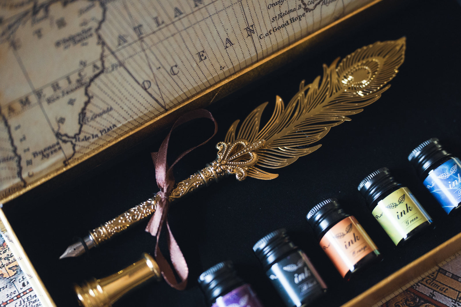 Quill Pen Dip Set