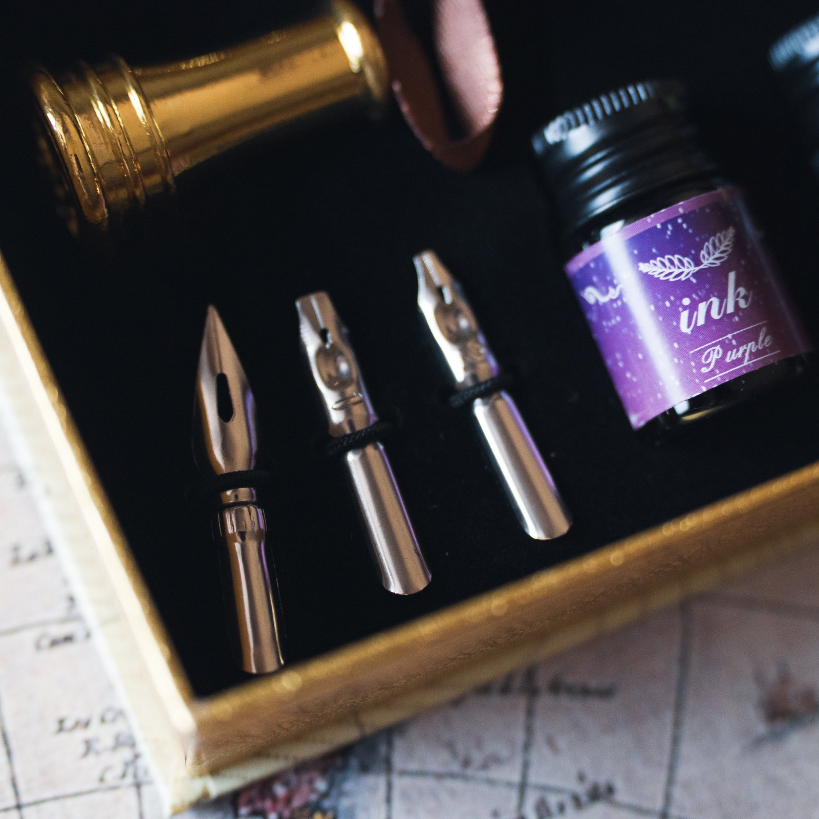Quill Pen Dip Set