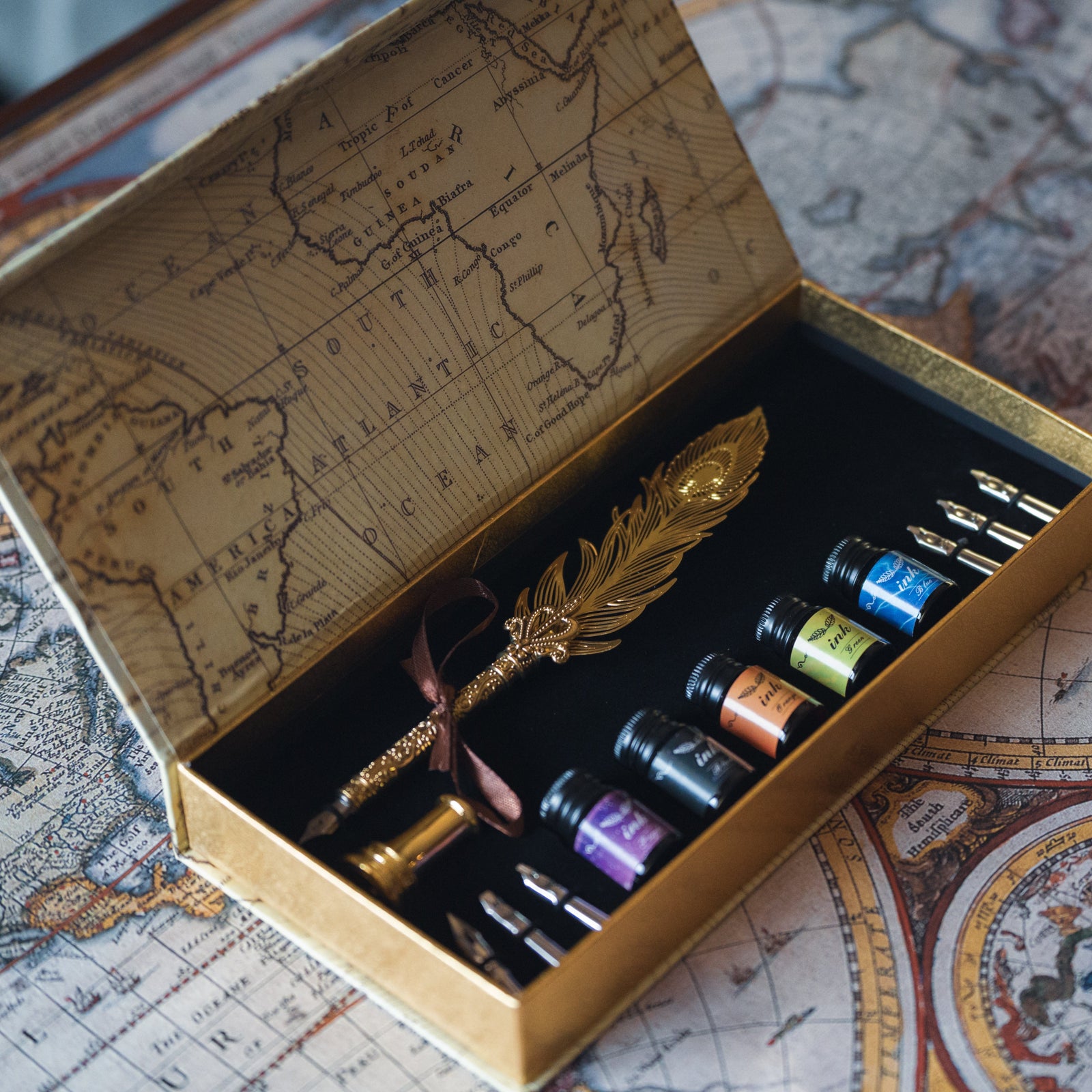 Quill Pen Dip Set