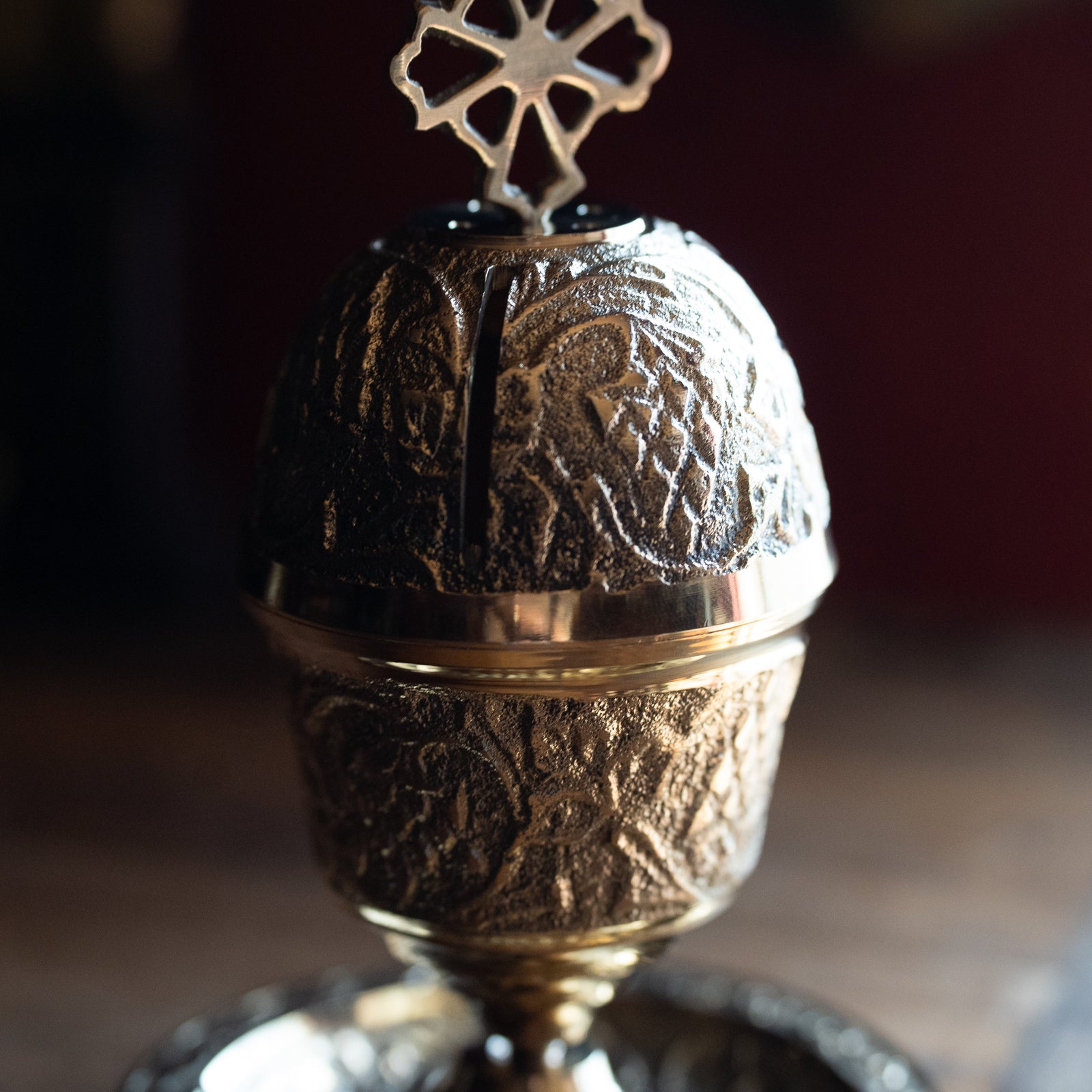 Brass Carved Incense Burner