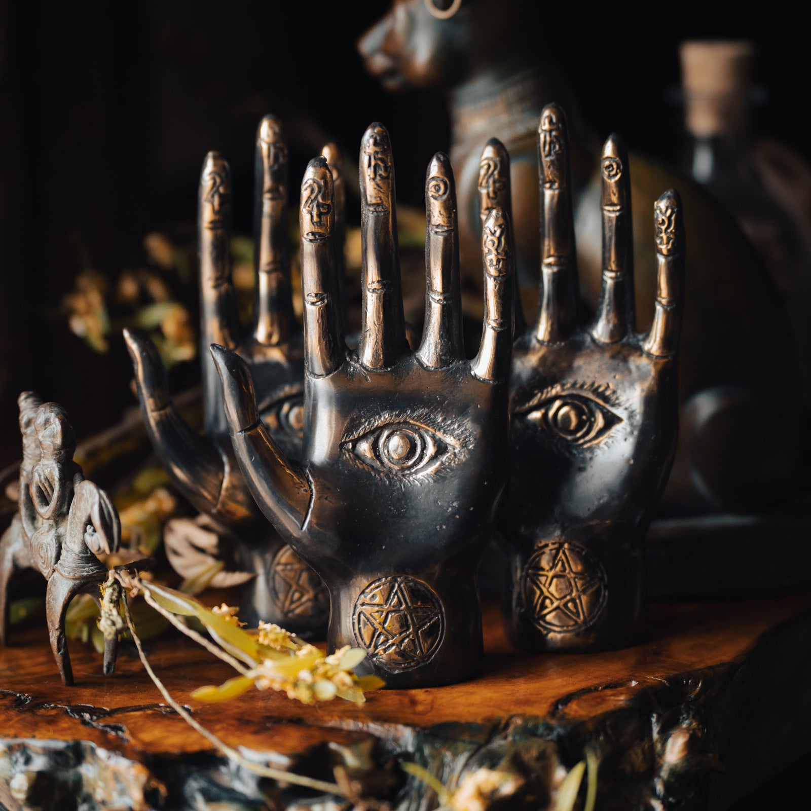 Brass Hand of Destiny Talisman