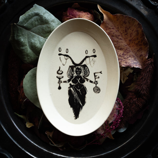 Handmade Hekate Offering Plate