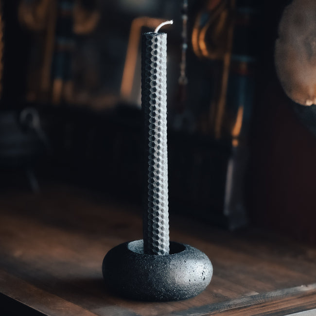 Black Lava Candle Holder (WMoon Exclusive)