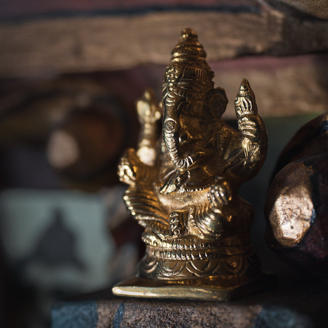 Solid Brass Ganesh