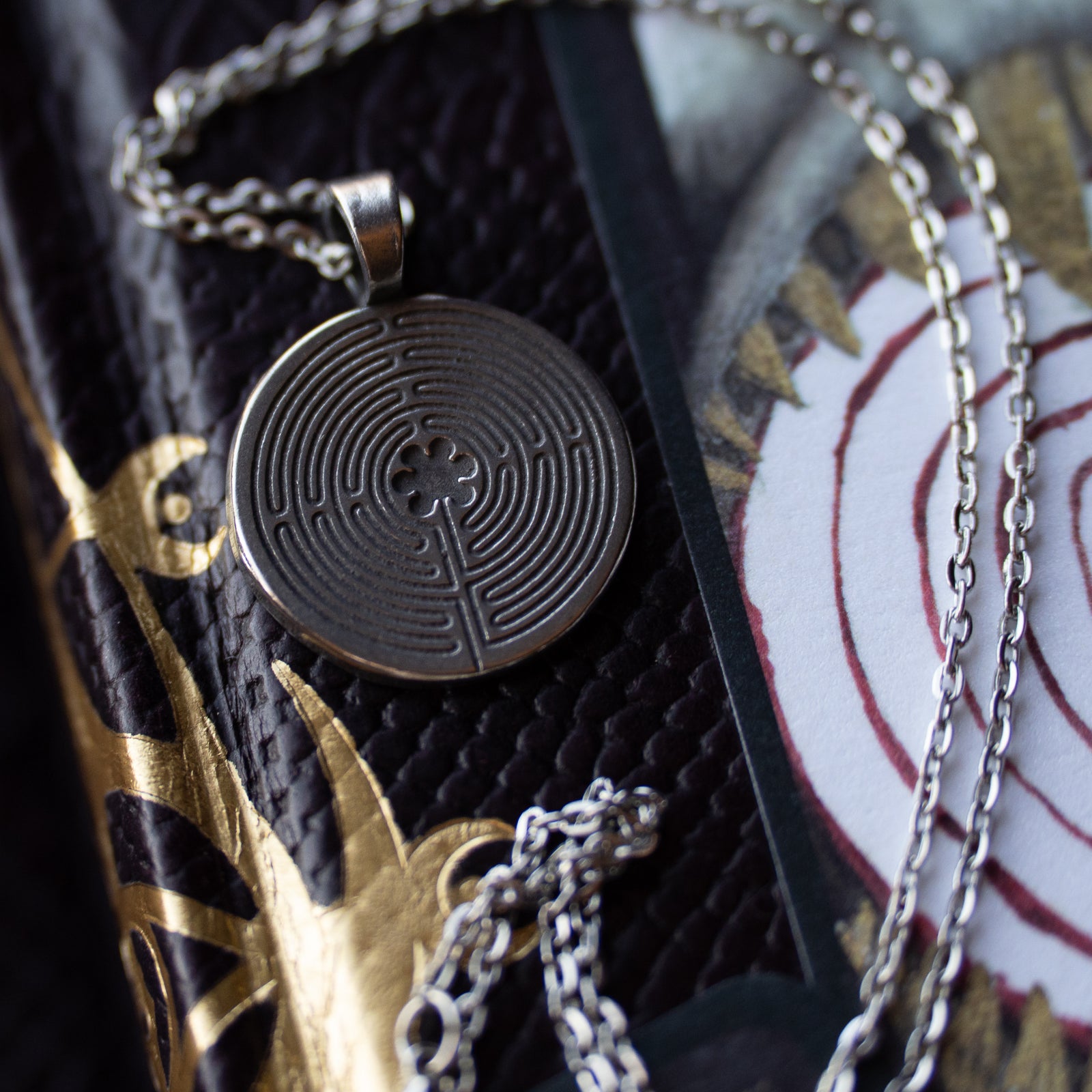 Medieval Labyrinth Necklace