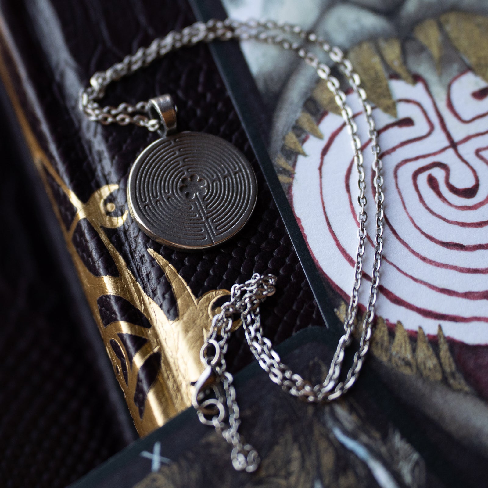 Medieval Labyrinth Necklace