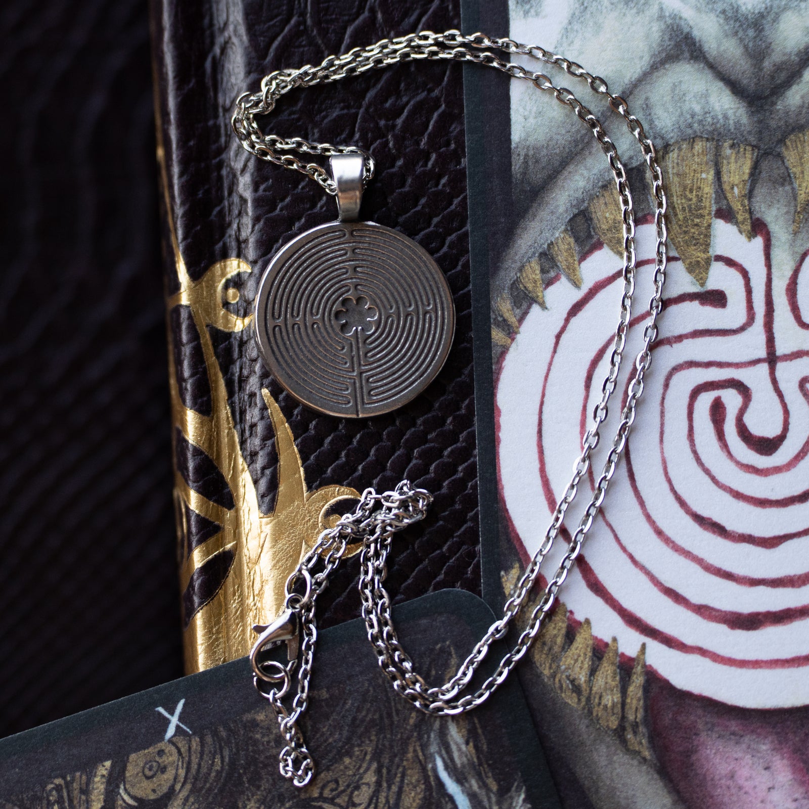 Medieval Labyrinth Necklace