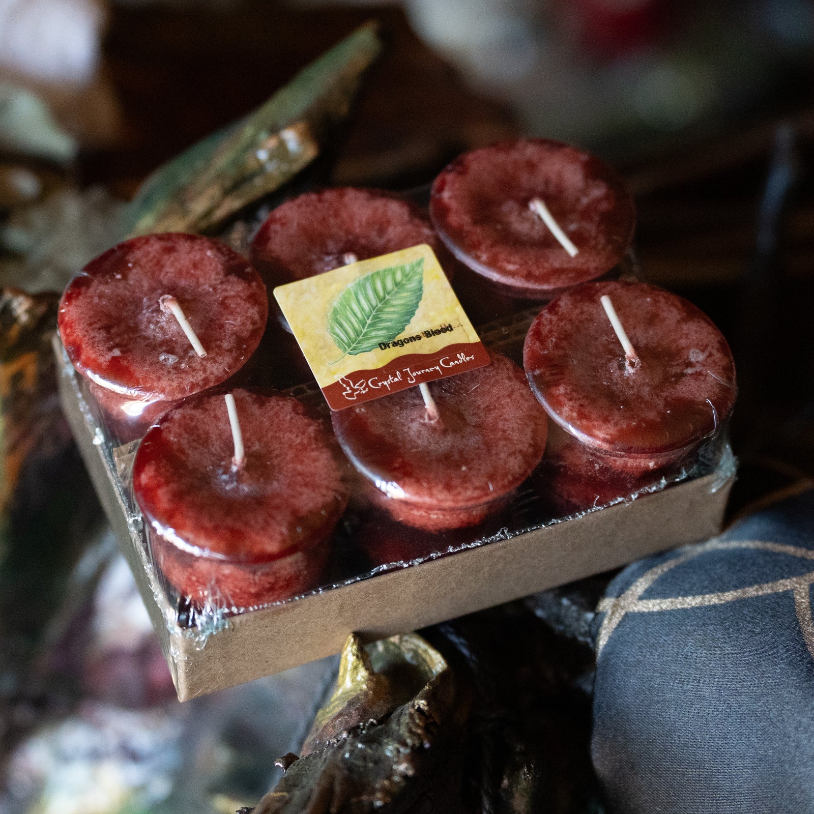 Herbal Votives - Box of 6 - Dragons Blood