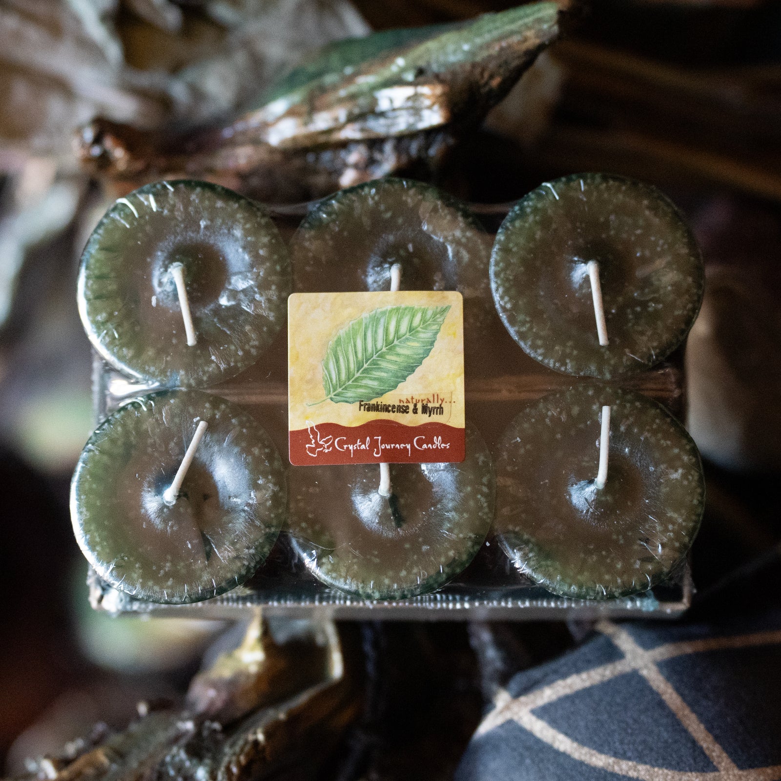 Herbal Votives - Box of 6 - Frankincense & Myrrh