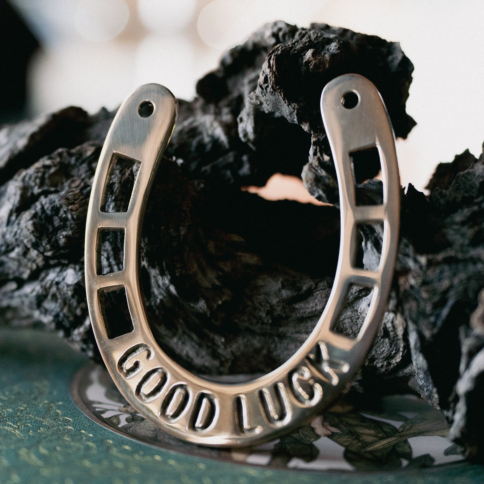 Brass "Good Luck" Horse Shoe