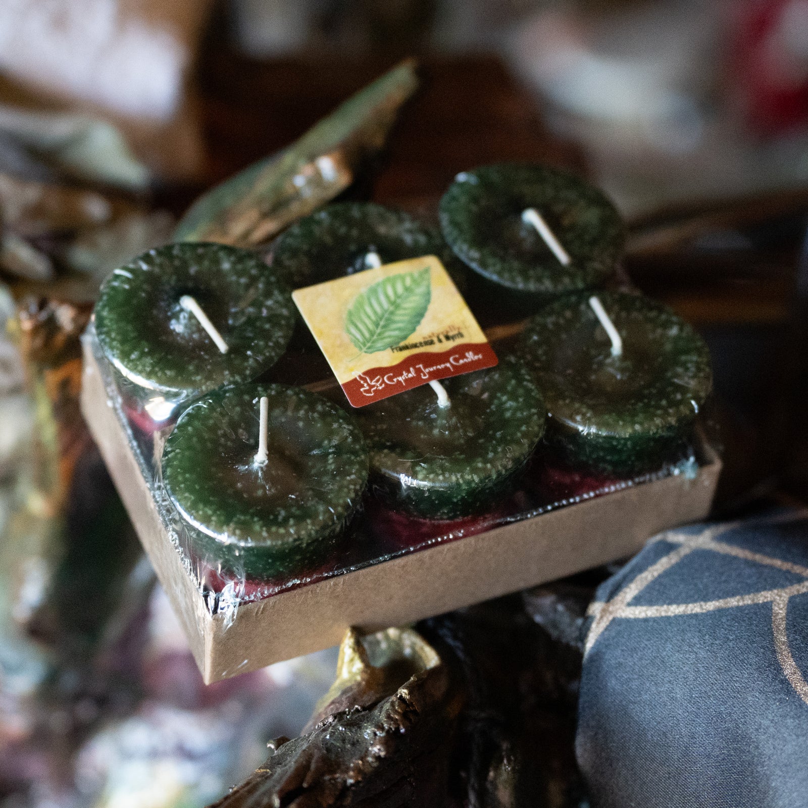Herbal Votives - Box of 6 - Frankincense & Myrrh