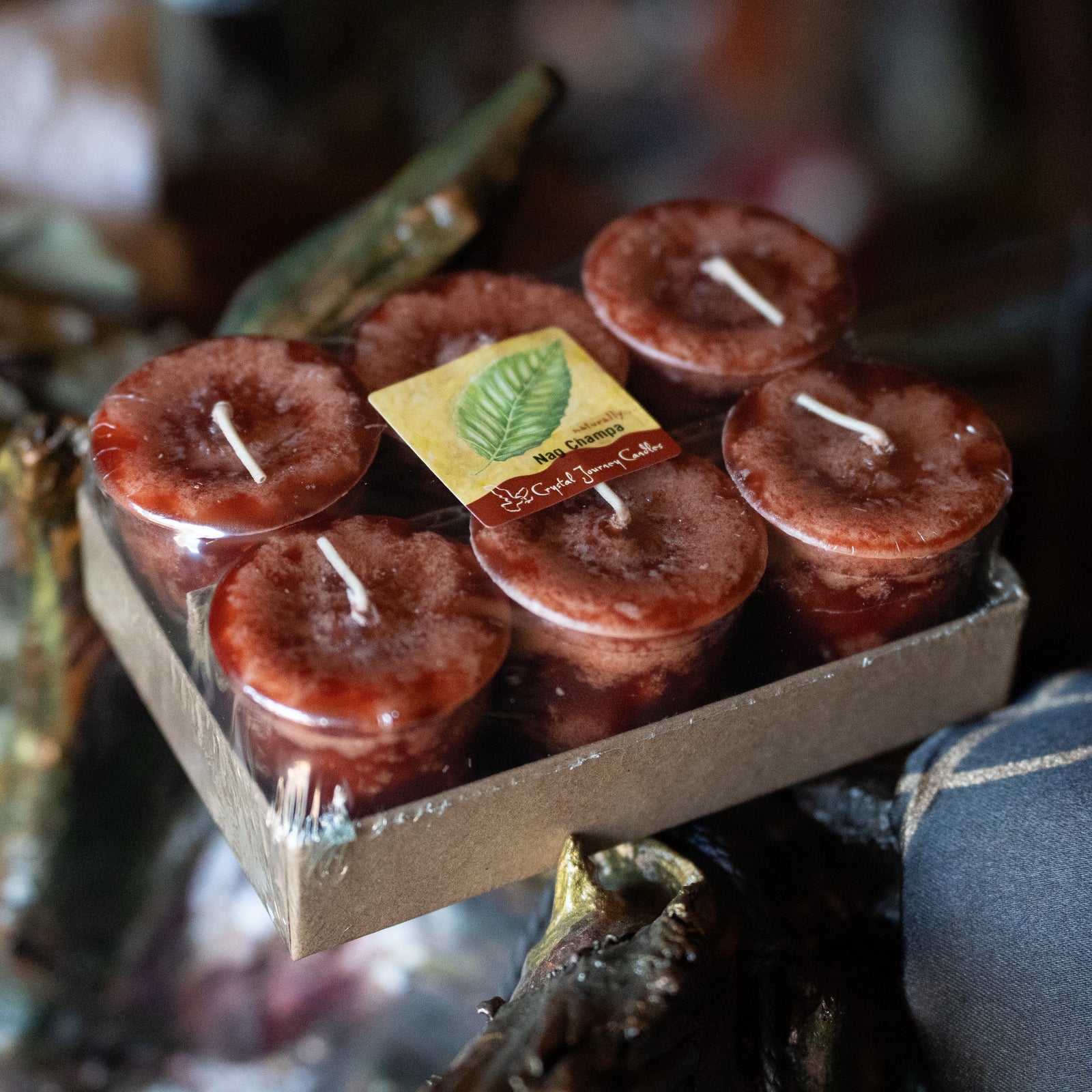 Herbal Votives - Box of 6 - Nag Champa