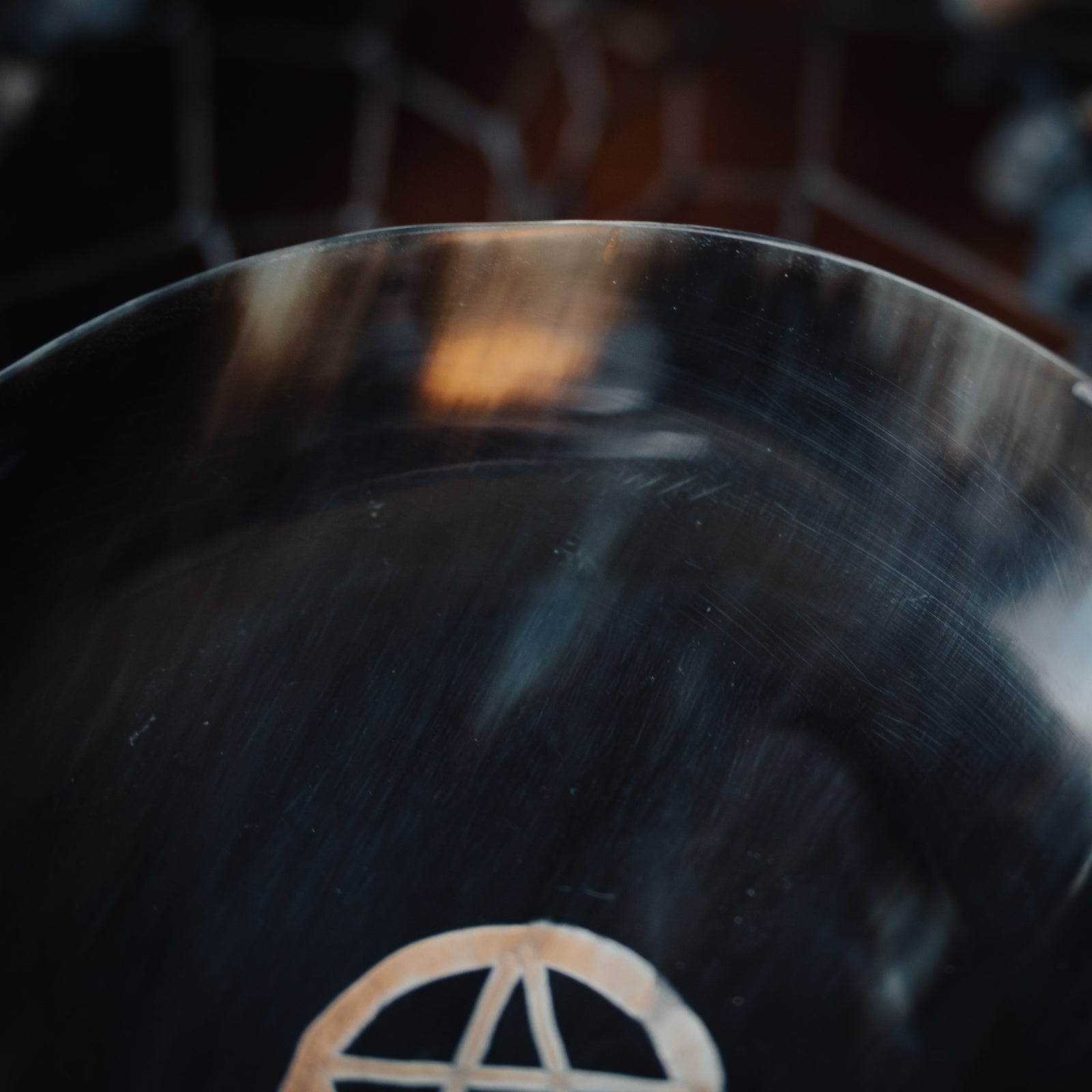 Polished Horn Pentacle Dish