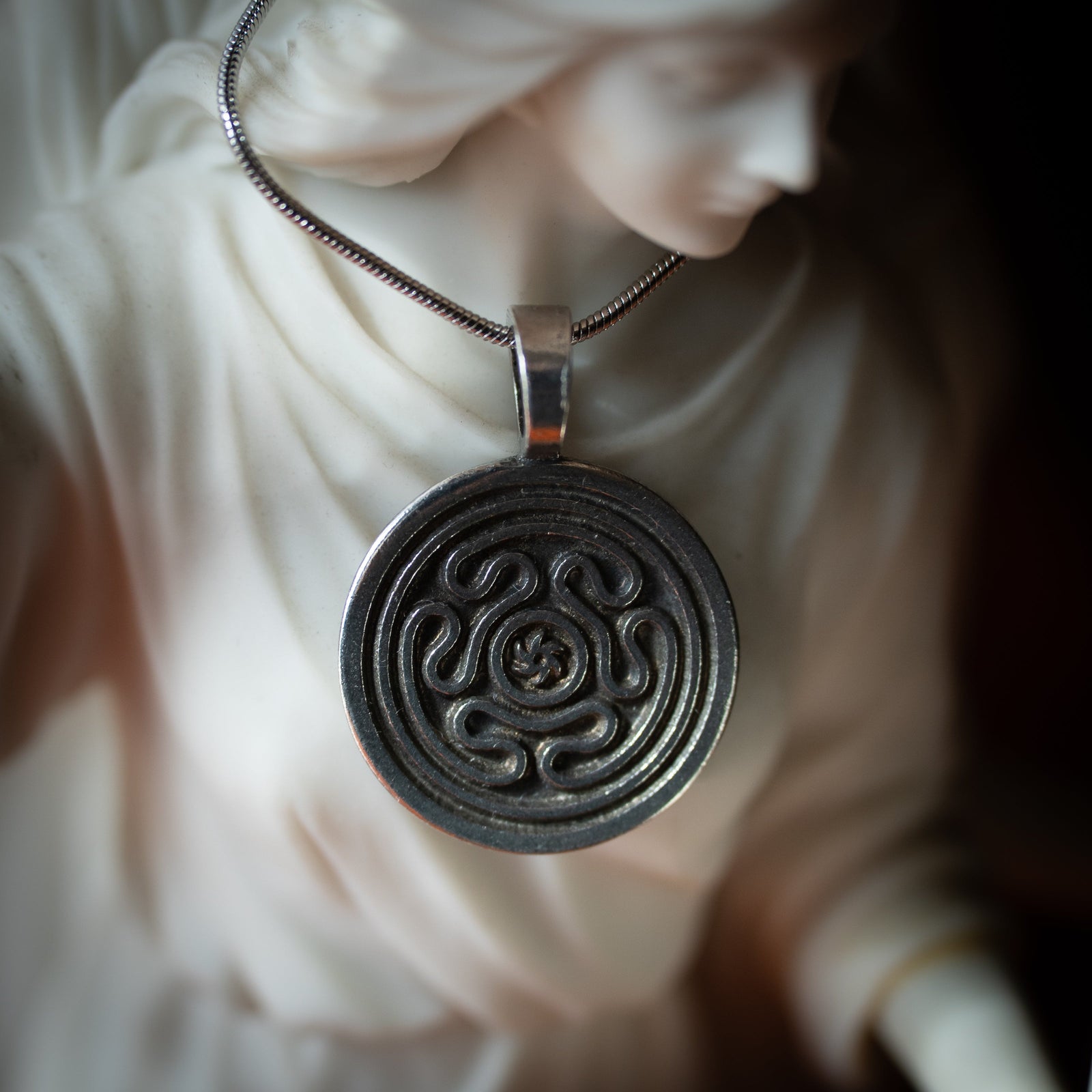 Hecate's Wheel Pendant w/ Chain