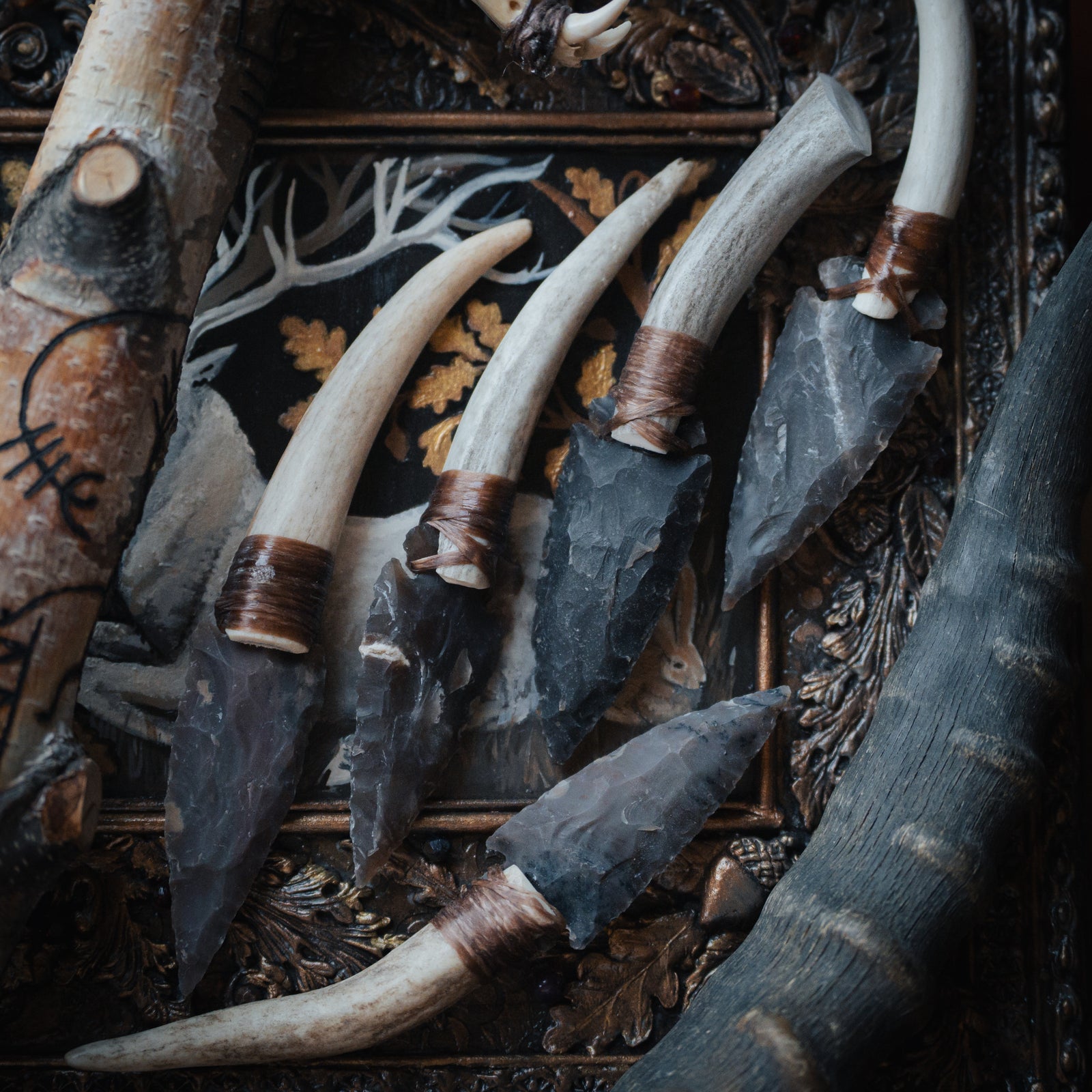Handmade Deer Antler Athame