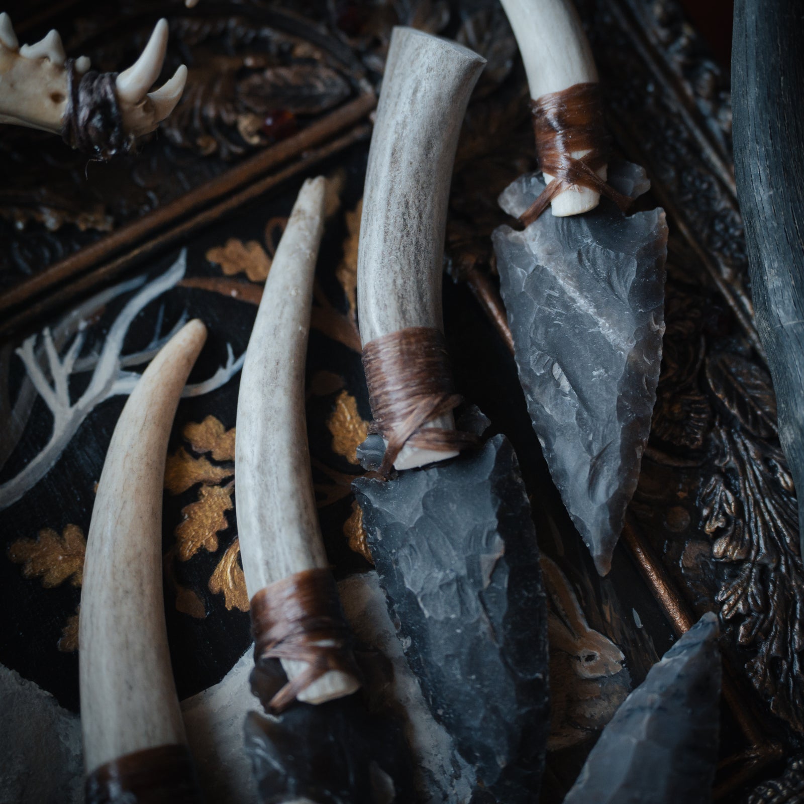 Handmade Deer Antler Athame