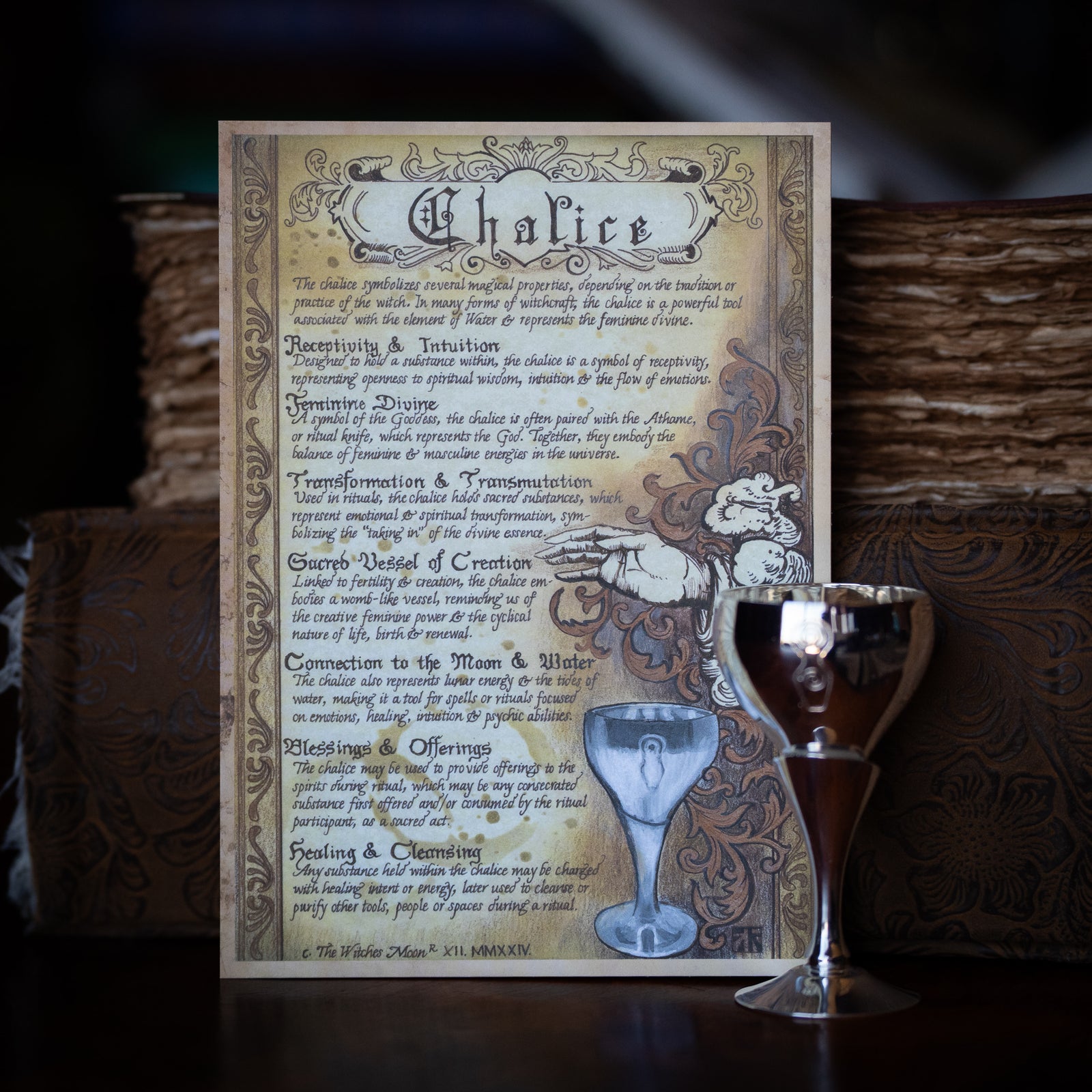 Goddess Chalice w/ Artwork
