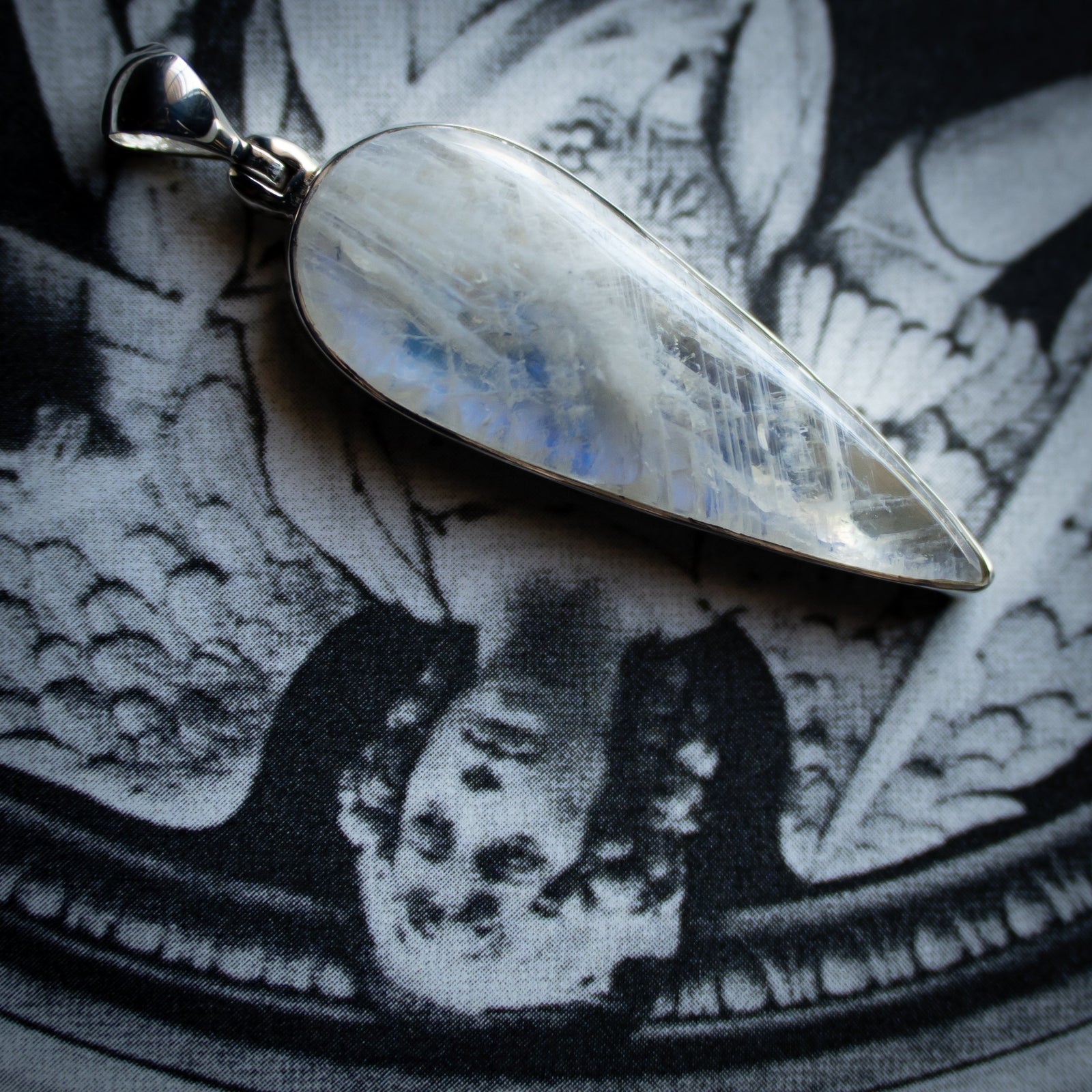 Moonstone Pendant (.925 Silver)