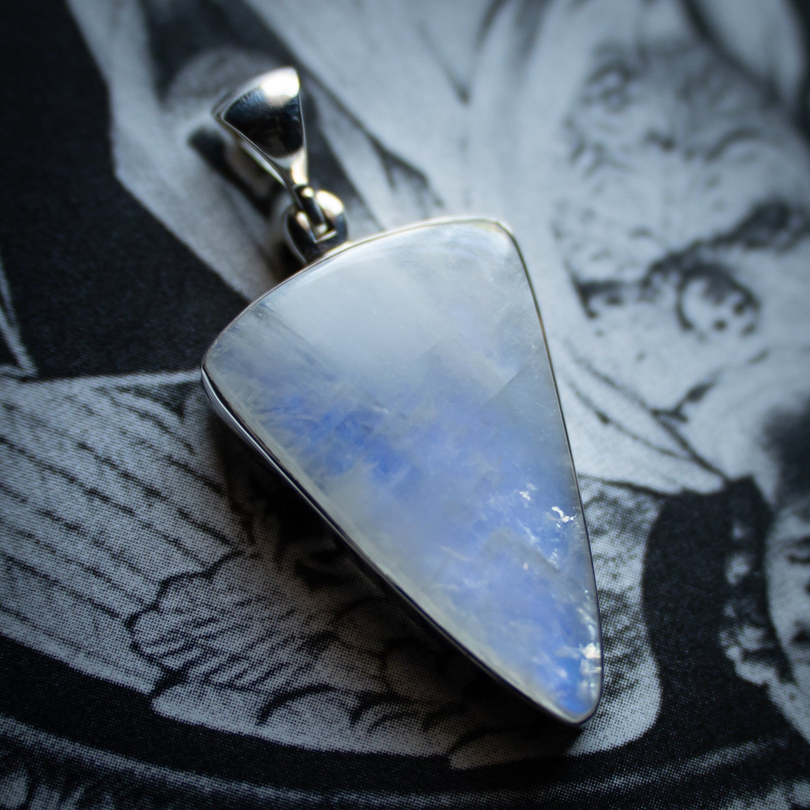 Moonstone Pendant (.925 Silver)