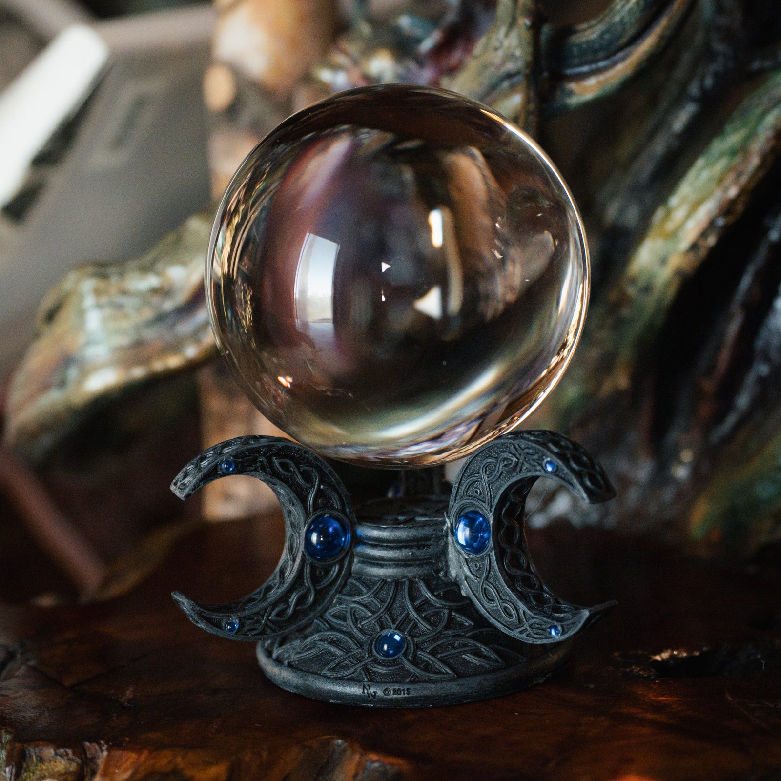 Triple Moon Gazing Ball