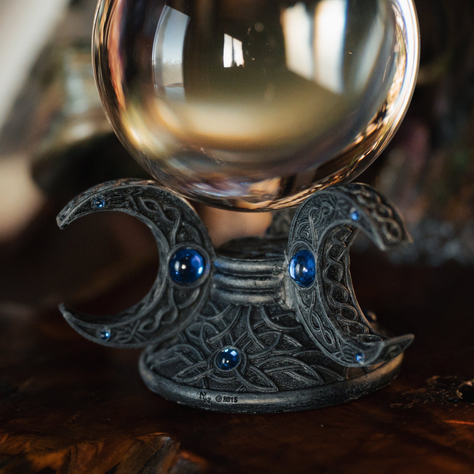 Triple Moon Gazing Ball