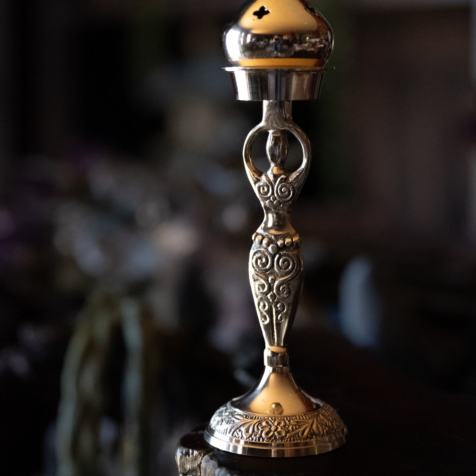 Goddess Brass Cone Burner