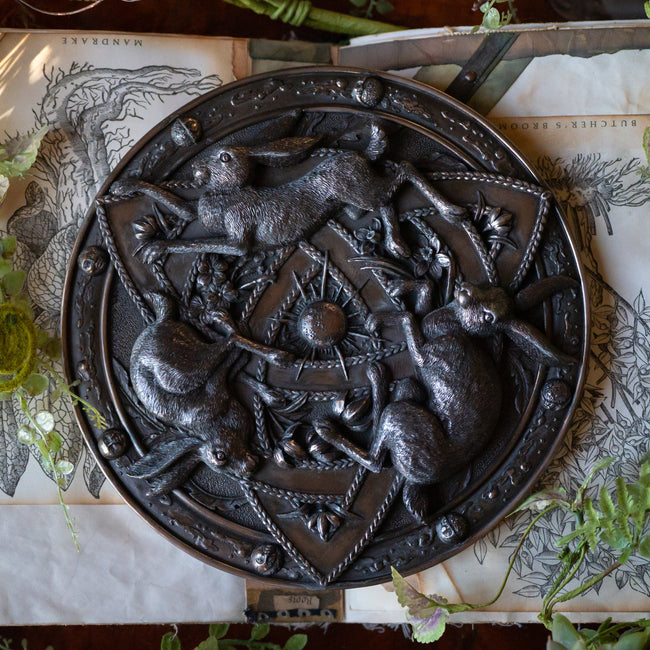 The Hares Plaque (Silver)