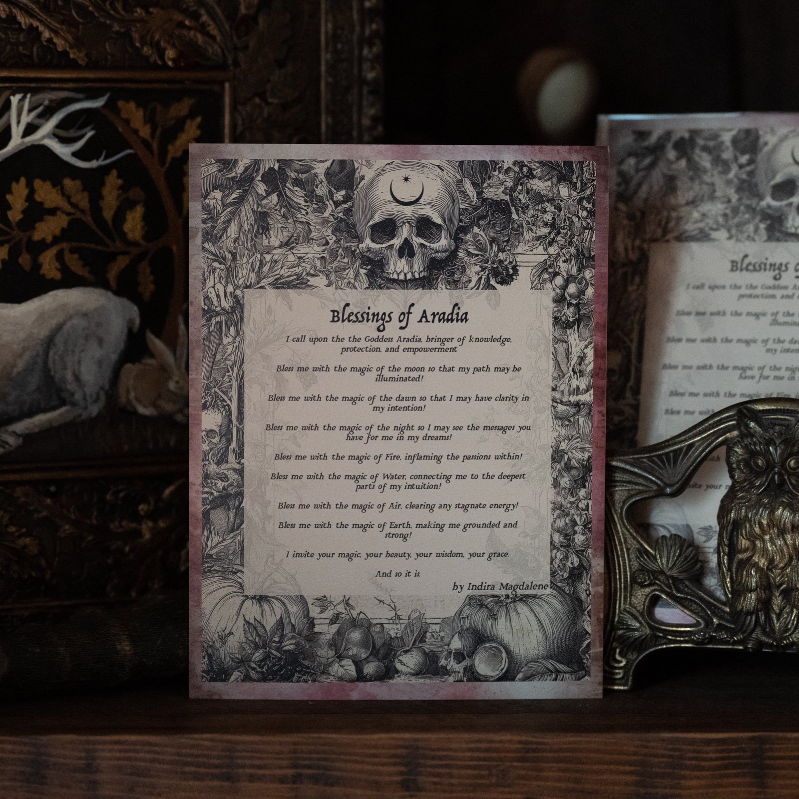 Blessings of Aradia Book of Shadows Artwork