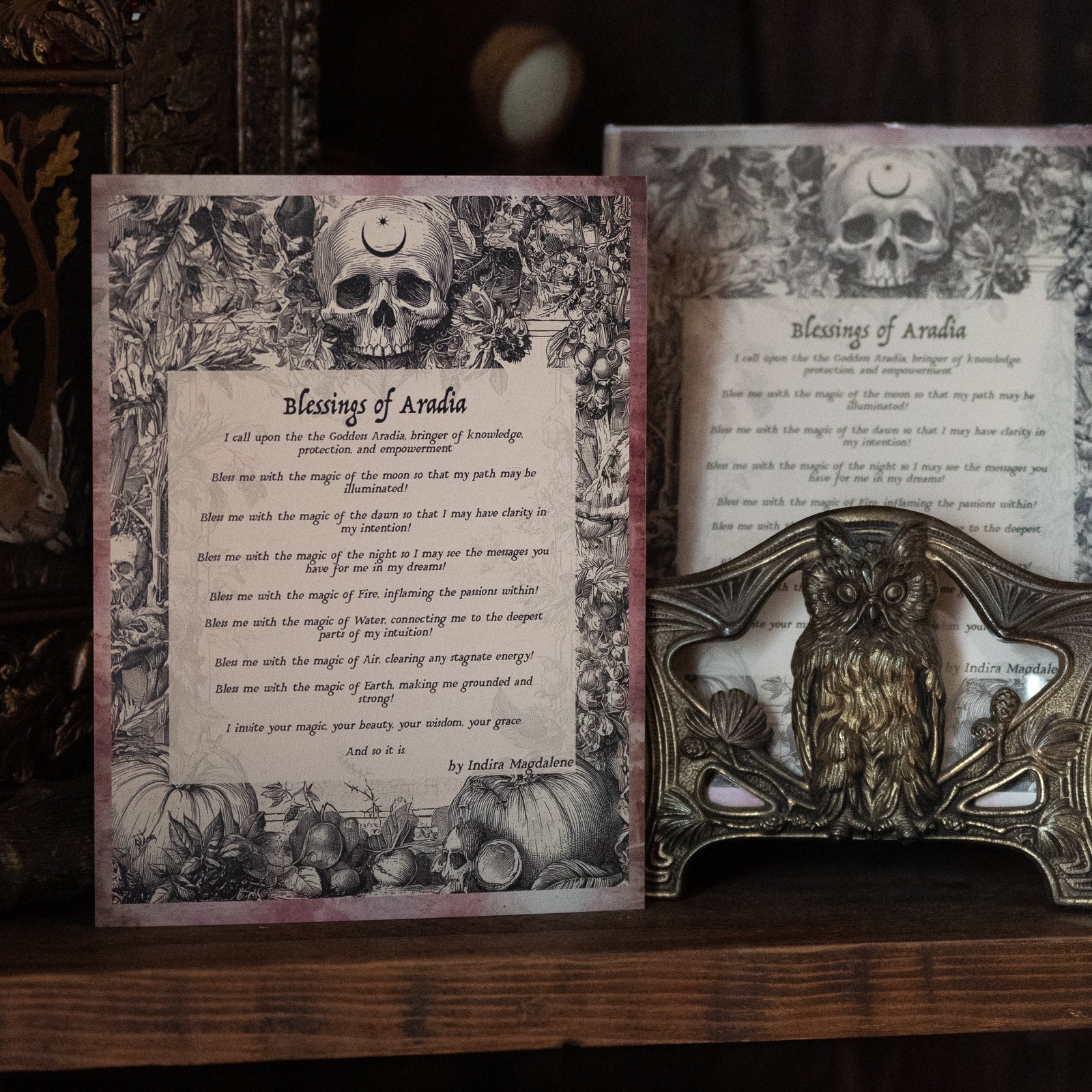 Blessings of Aradia Book of Shadows Artwork