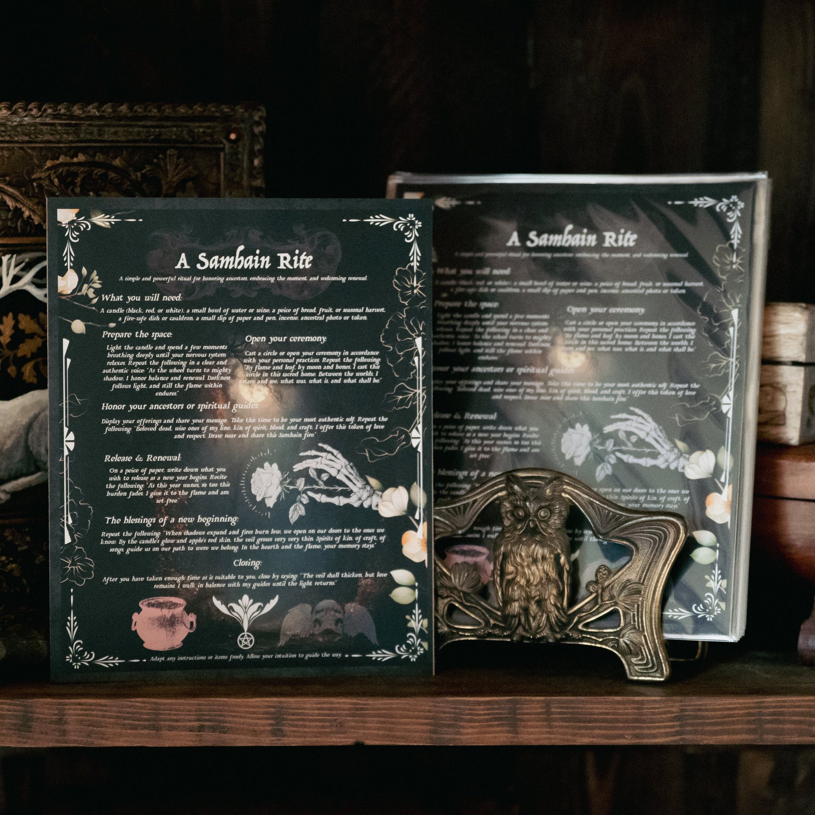 A Samhain Rite Book of Shadows Artwork