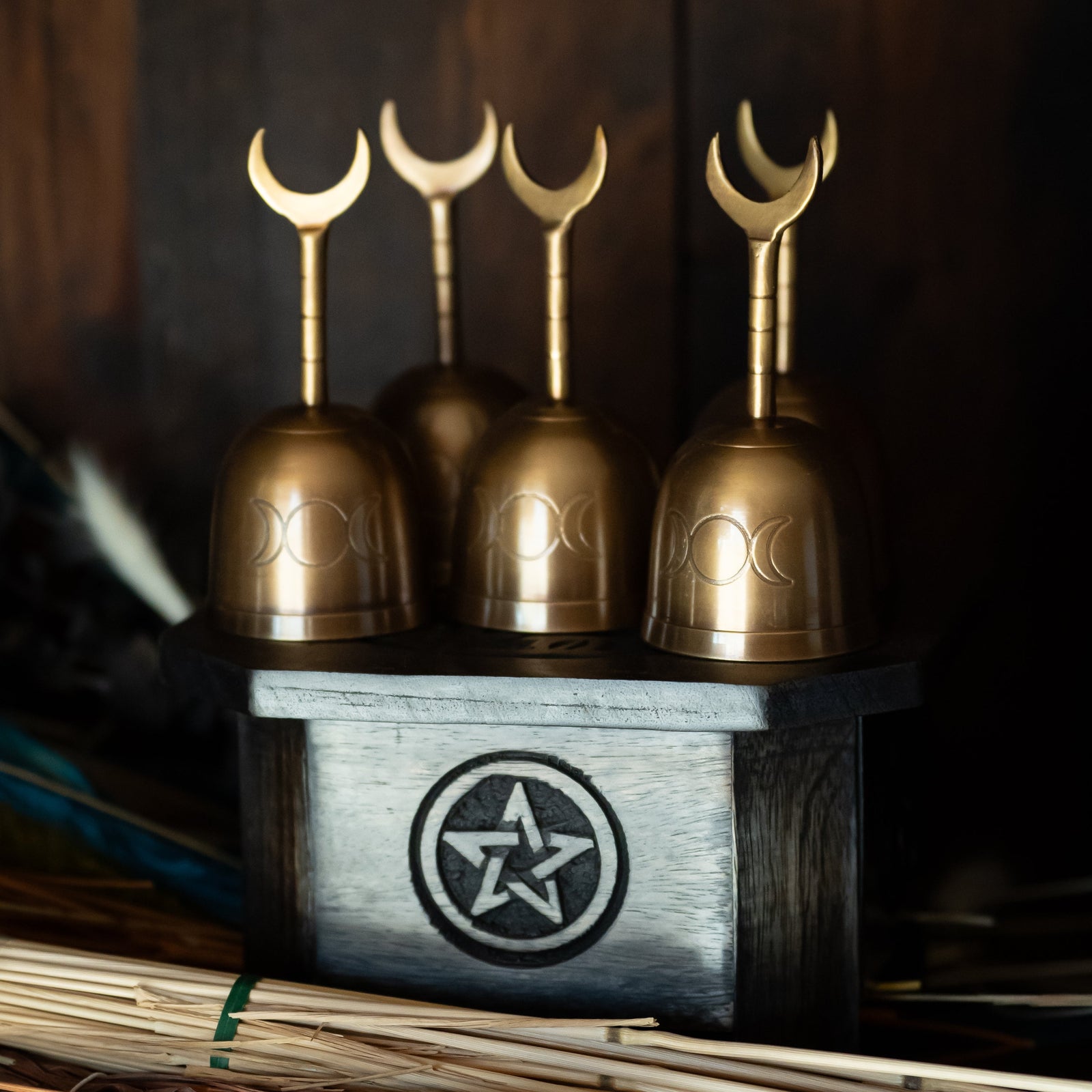 The Triple Moon Altar Bell