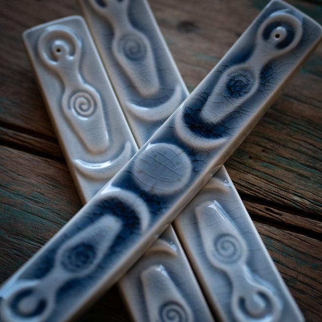 Spiral Goddess Incense Holder