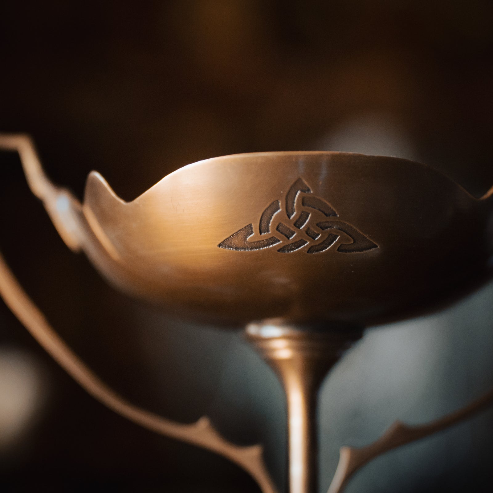 Triquetra Brass Burner