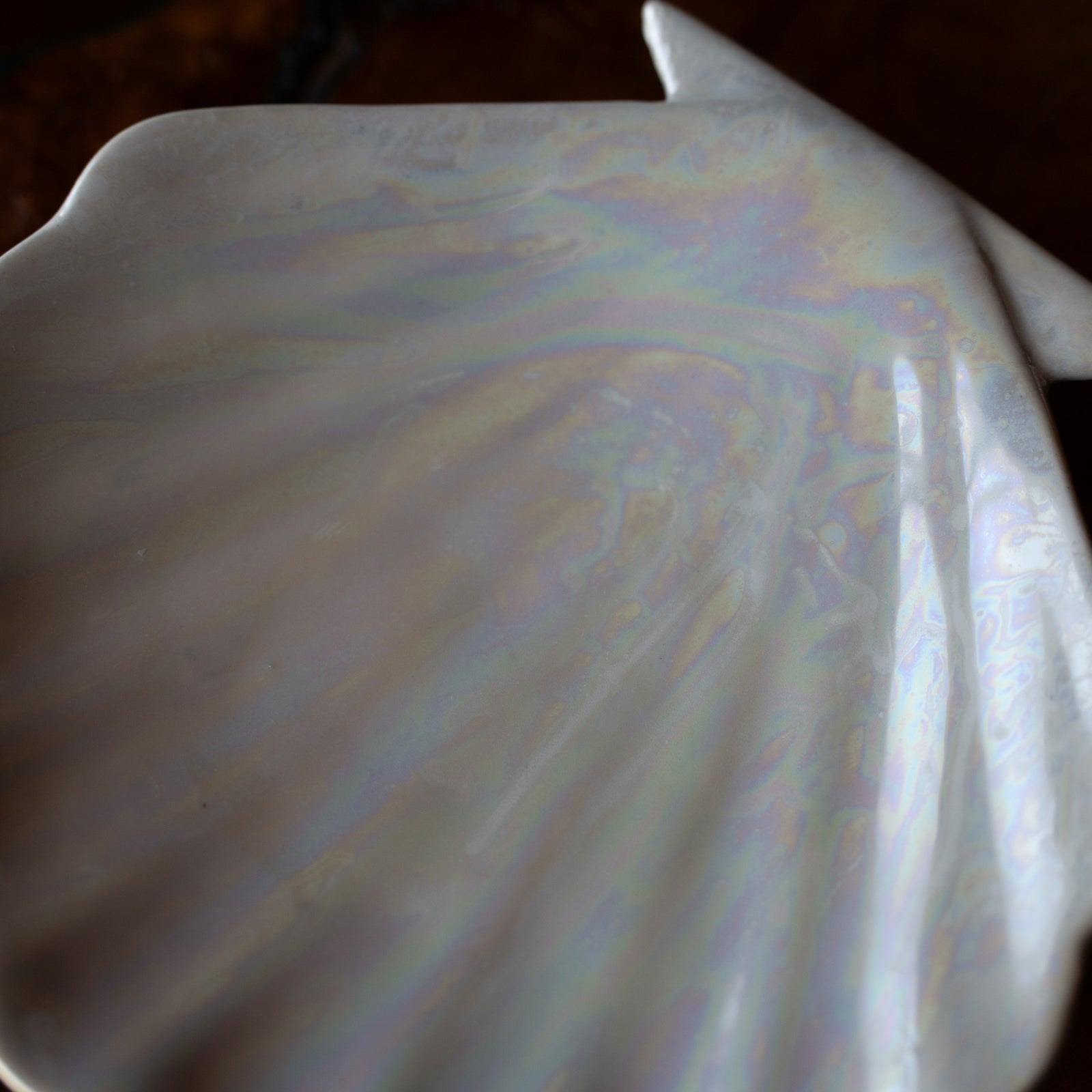 Iridescent Shell Offering Tray