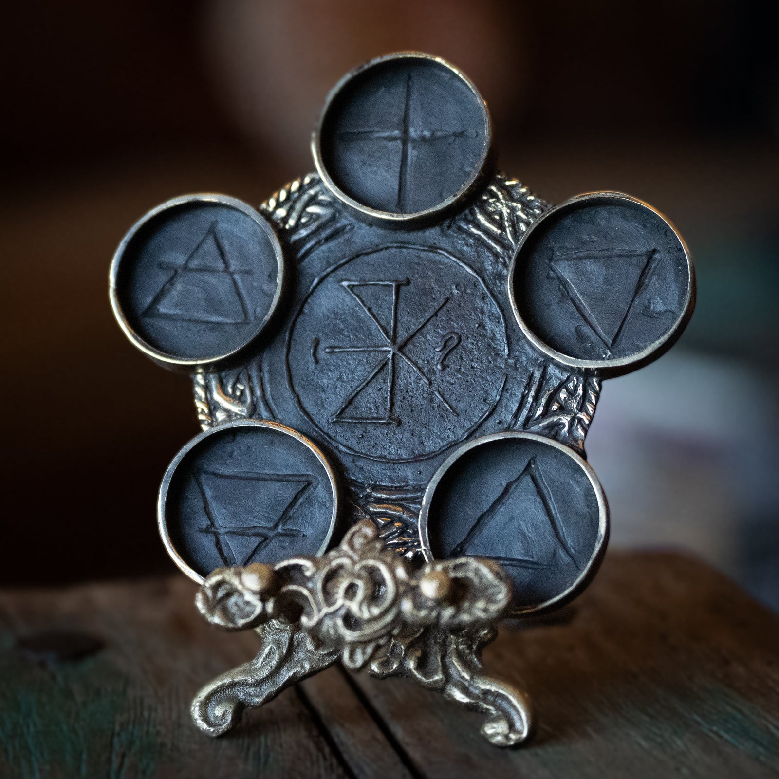 Talismanic Brass Altar Plate (The Witches Moon® Exclusive)